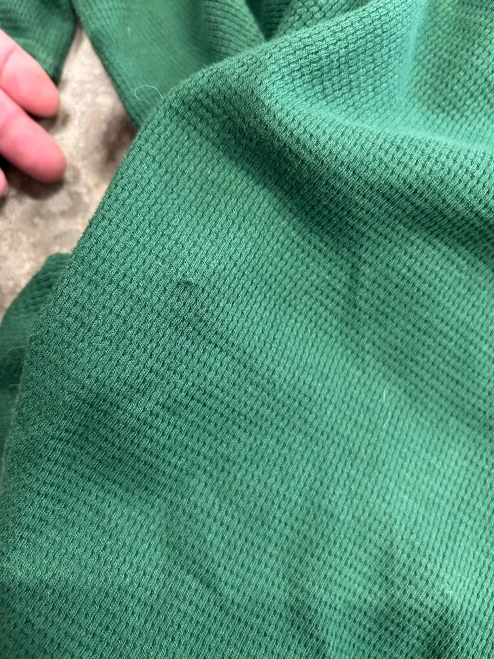Polo Ralph‎ Lauren Men’s Medium Green Waffle Knit Thermal Shirt Sleepwear